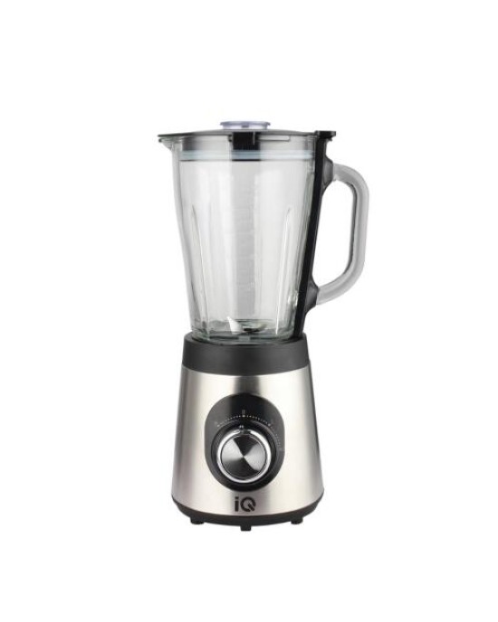 IQ Μπλέντερ για Smoothies με Γυάλινη Κανάτα 1.5lt 800W Inox