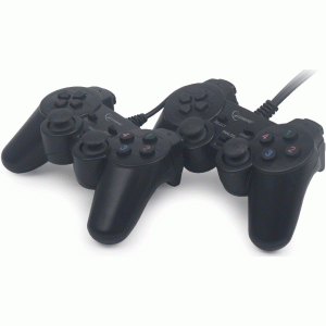 GamePad Gembird Dual (JPD-UDV2-01) - Μαύρο