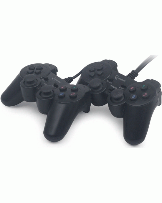 GamePad Gembird Dual (JPD-UDV2-01) - Μαύρο