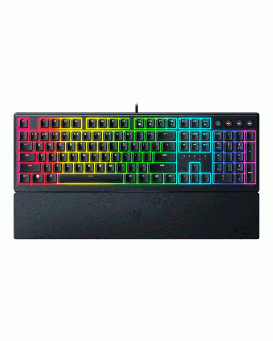 Gaming Keyboard Razer Ornata V3 (RZ03-04460100-R3M1) Razer Mecha-Membrane Switches - USB - Black RGB