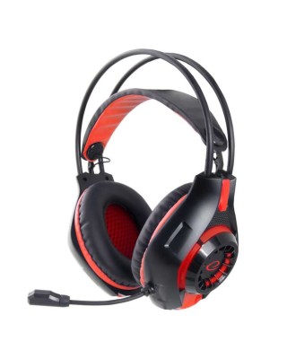 Esperanza EGH420R Ακουστικά με μικρόφωνο Headband Μαύρο, κόκκινο