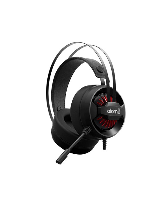 Gaming Headset Armaggeddon Atom 5 USB, 3.5mm - Black/Red