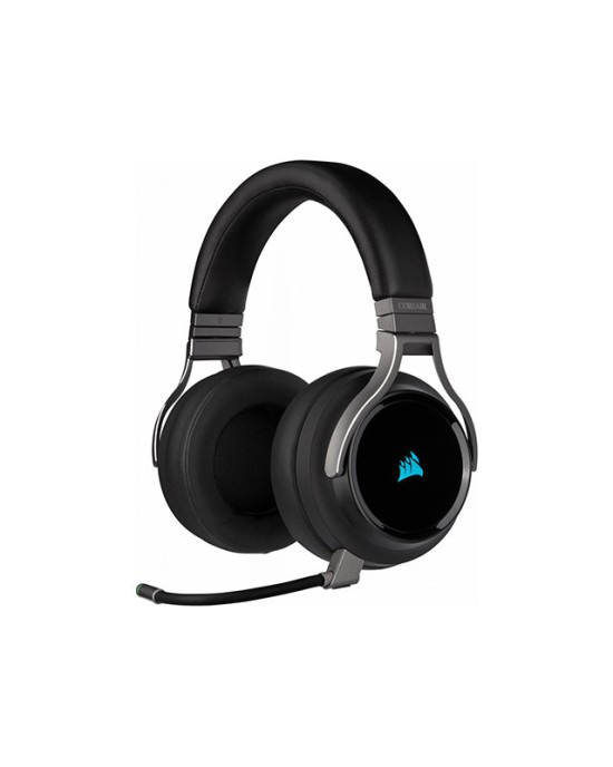 Gaming Headset Corsair Virtuoso Ασύρματο Surround 7.1 3.5mm USB (CA-9011185-EU) - Black