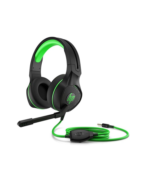 Gaming Headset HP Pavilion 400 (4BX31AA) 3.5mm - Black/Green