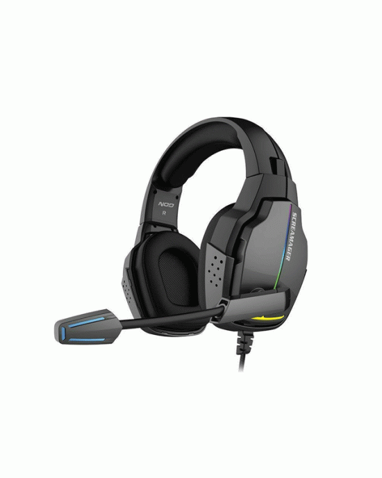 Gaming Headset Nod Screamager RGB 3.5mm - Black