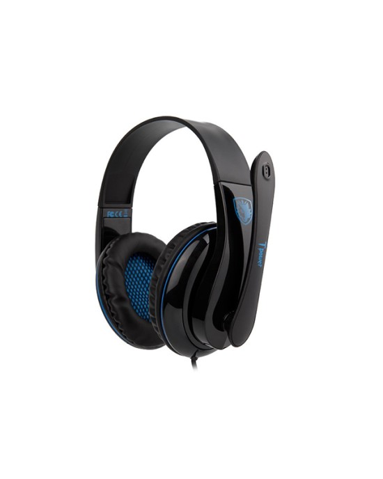 Gaming Headset Sades SA-701BL 40mm 3.5mm - Blue