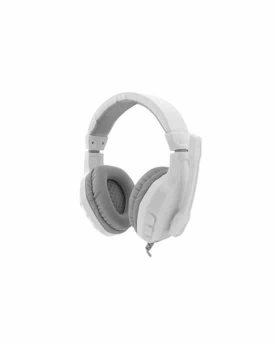 Gaming Headset White Shark (GH-1641) 3.5 mm - White / Silver