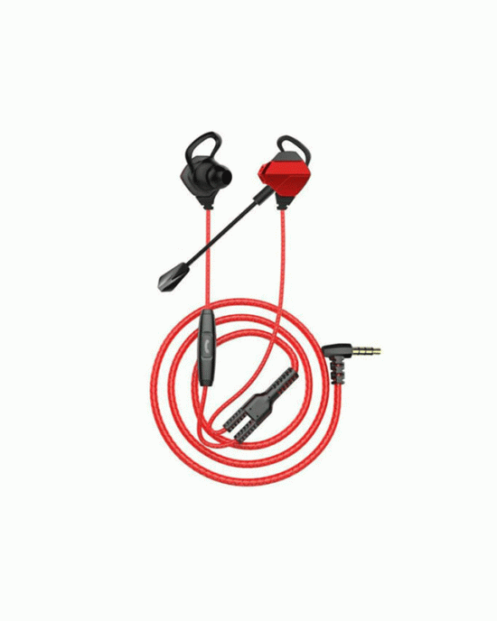 Gaming Headset White Shark White Shark Blackbird Earhook (GE-536) - 3.5 mm - Red/Black