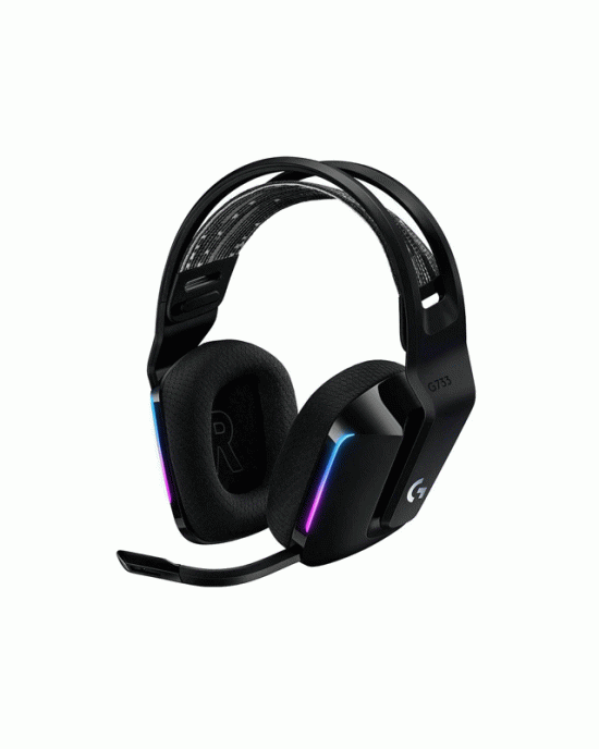 Gaming Headset Ασύρματο Logitech G G733 Lightspeed RGB USB - Black