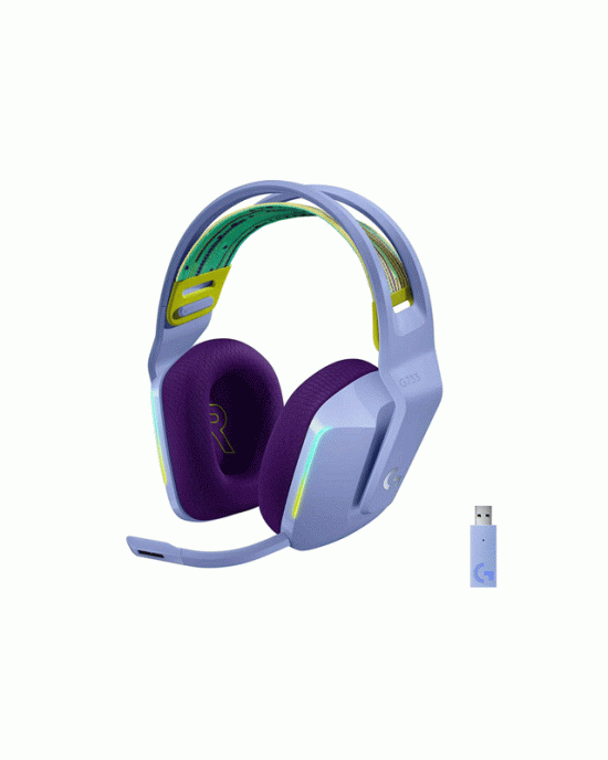 Gaming Headset Ασύρματο Logitech G G733 Lightspeed RGB USB - Lilac