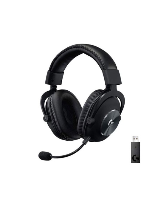 Gaming Headset Ασύρματο Logitech G Pro X Lightspeed (981-000907) USB - Black