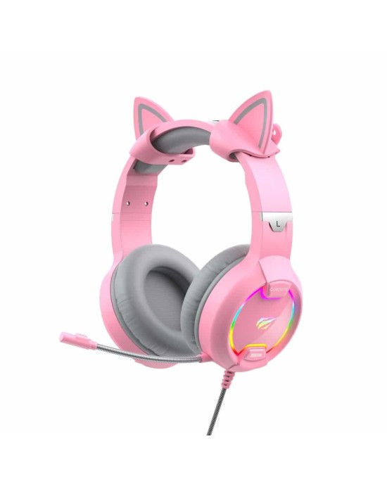 Gaming Ακουστικά - Havit H2233d (PINK)