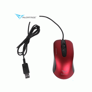 Gaming Mouse Alcatroz Silent Stealth 5 - 1200 Dpi (S5MR) - Red
