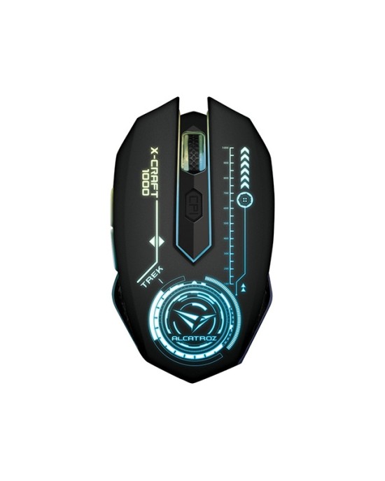 Gaming Mouse Alcatroz X-Craft Trek 1000 - 3200 Dpi (XCRAFT1000) - Black