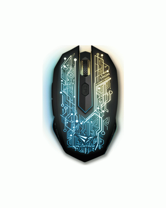 Gaming Mouse Alcatroz X-Craft Tron 5000 - 4800 Dpi USB - Black