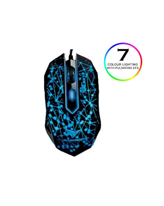 Gaming Mouse Alcatroz Xcraftcle - 2400 Dpi (XCRAFTCLG) - Black Blue