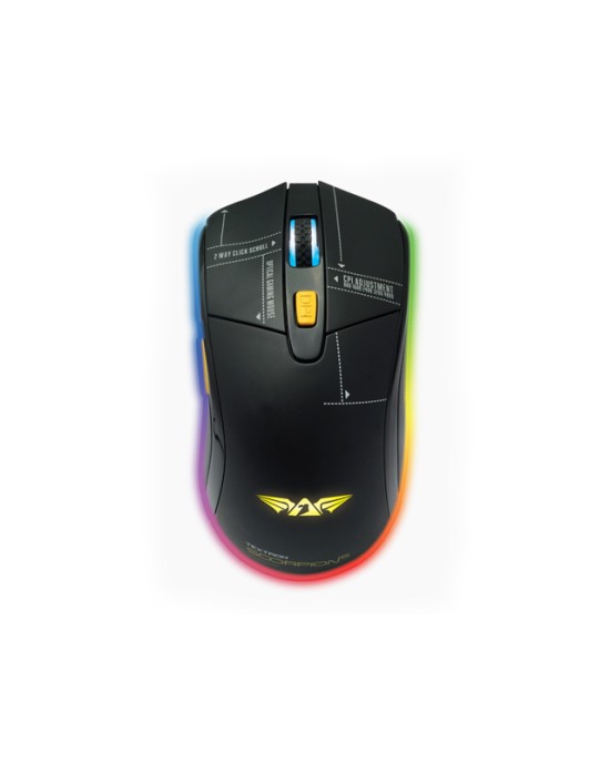 Gaming Mouse Armageddon Scorpion 5 - 4800 Dpi - Black