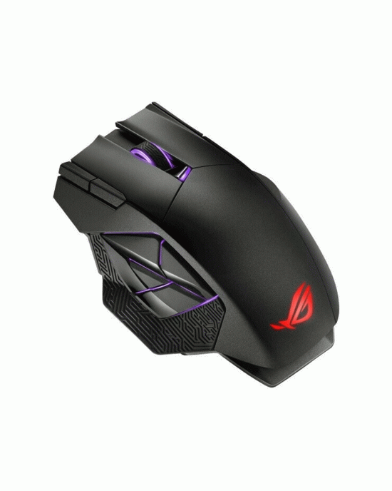 Gaming Mouse Asus ROG Spatha X RGB Wireless (90MP0220-BMUA00) - 19000dpi - USB, RF 2.4GHz - Black