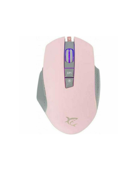 Gaming Mouse White Shark Gareth RGB (GM-5009P) - 6400 DPI - USB - Pink