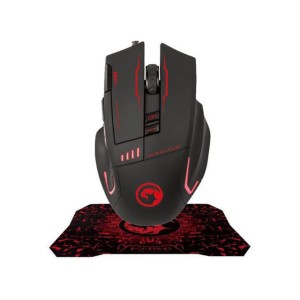 Gaming Mouse and MousePad Marvo G909 - 3200 Dpi - Black