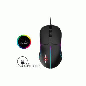 Gaming mouse LGP Uranus - 6400 Dpi (LGP021738) - Black