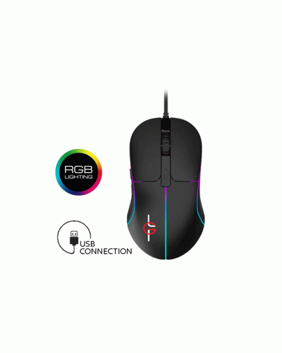 Gaming mouse LGP Uranus - 6400 Dpi (LGP021738) - Black