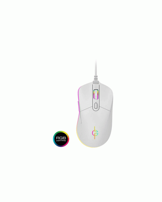 Gaming mouse LamTech 6400 DPI (LGP022193) - White Moon