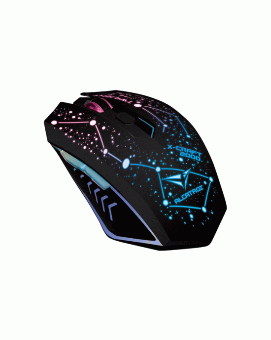 Gaming Mouse Alcatroz X-Craft Air Twilight 2000 - 3200 Dpi Wireless (AIRCRAFT2000S) - Black