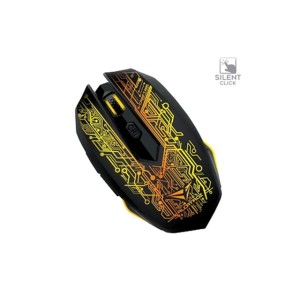 Gaming Mouse Alcatroz X-Craft Tron 5000 - 3200 Dpi Wireless - Black